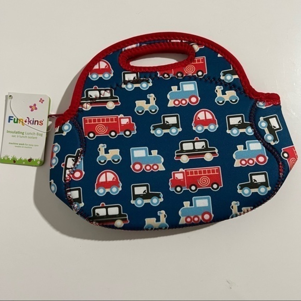 Funkins Insulating Lunch Bag Vehicles  Motif New